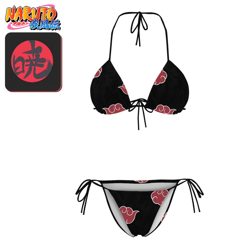 Naruto Akatsuki Organization Swimsuit Shorts Cosplay Costumes