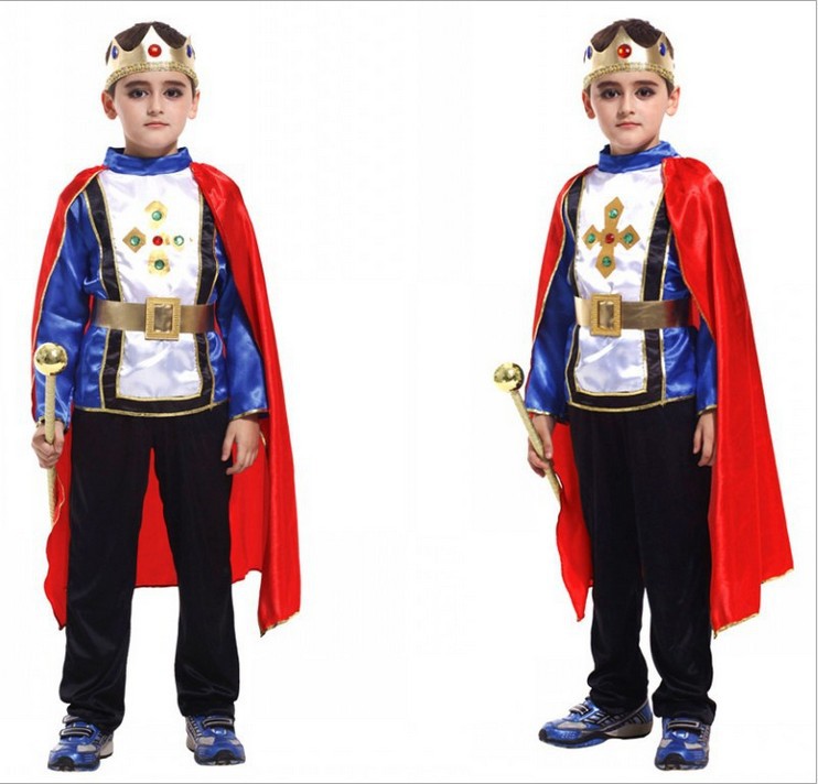 Halloween children's costume boy king prince costume cosplay masquerade dress costume costume