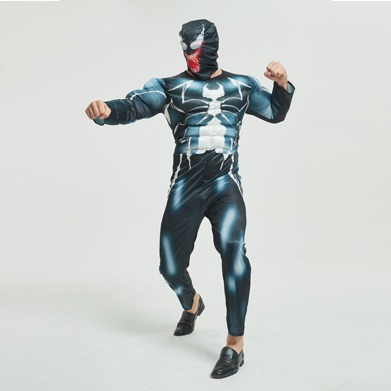Halloween Cosplay Costume Venom Symbiote Spider Man Parasite Performance Clothes