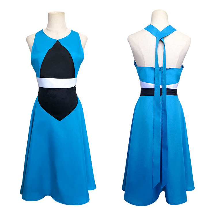 Steven Universe Lapis Game Costume Blue Dress COS Animation Steven Universe Cosplay