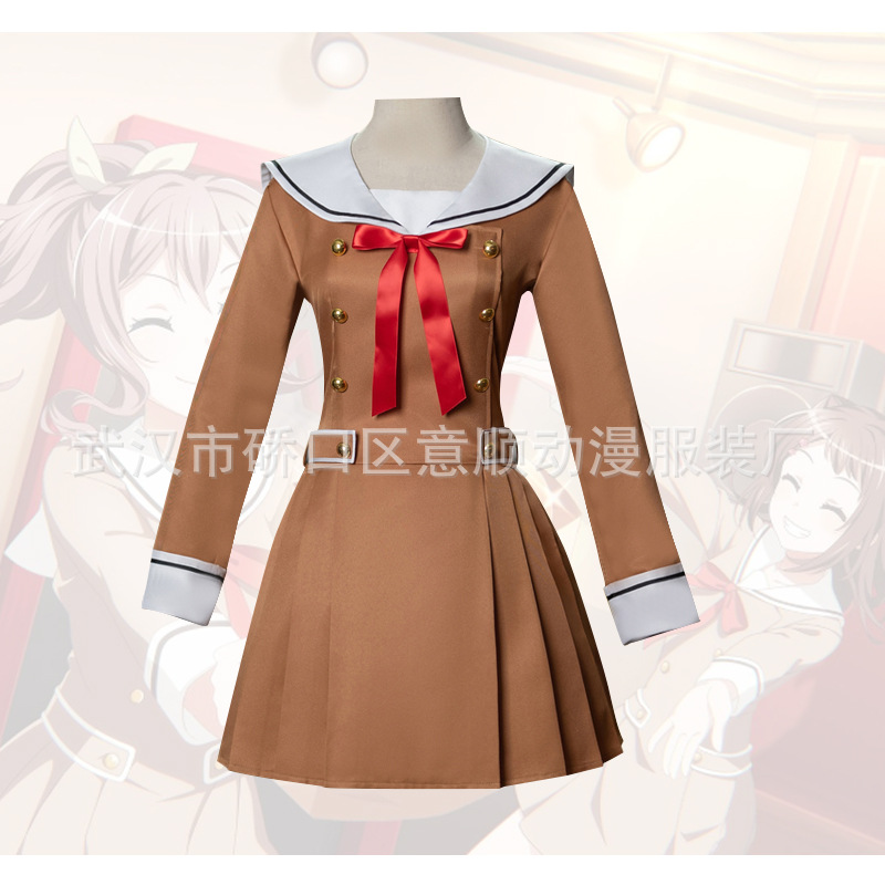 Bang Dream Yamabuki Saya cosplay Toyama Kasumi beauty costumes