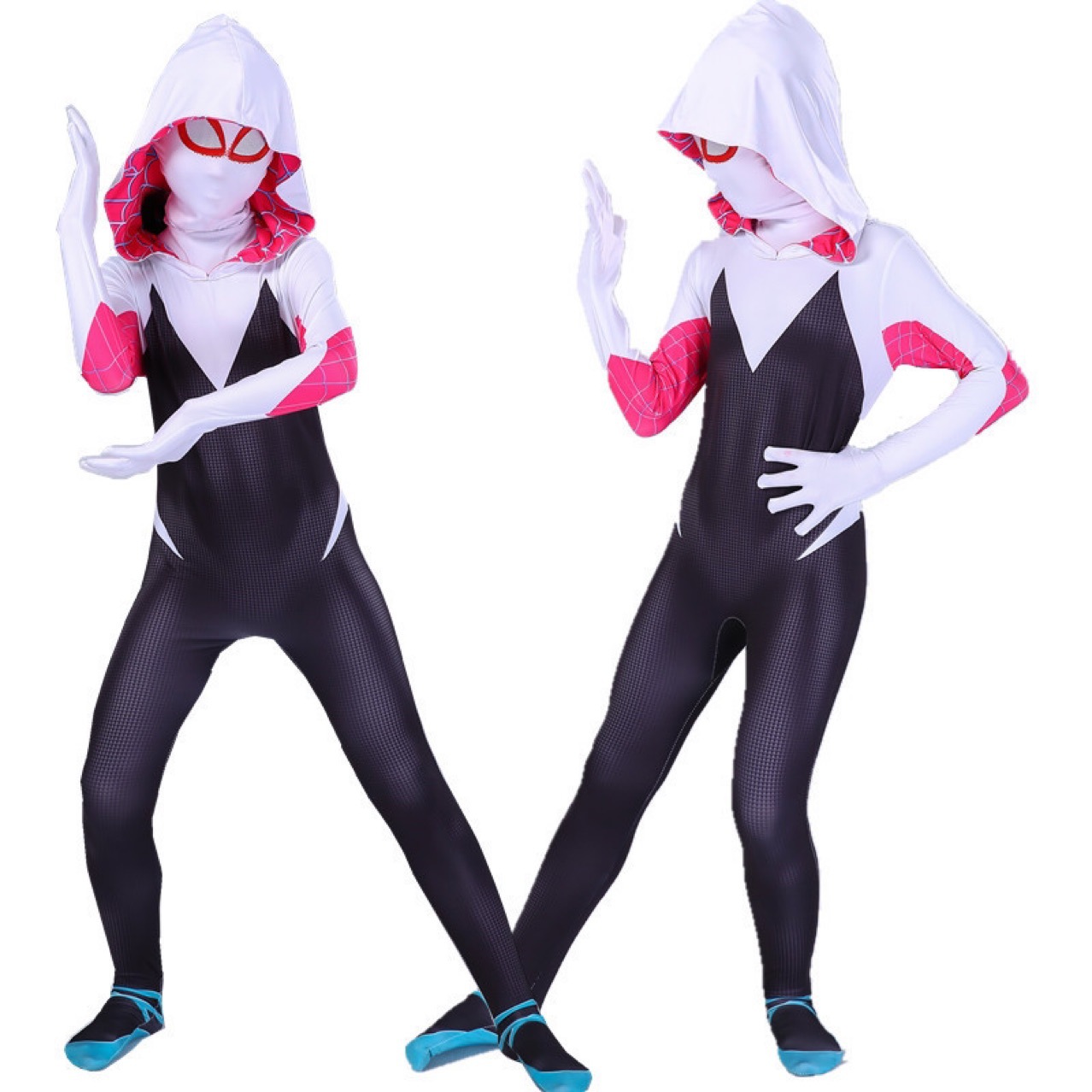 Halloween Gwen Spider-Man 2 Parallel Universe Clothes cosplay tights children adult hero costume