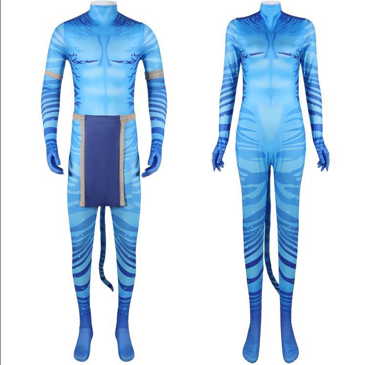 Halloween cos clothing for adults and children avatar cosplay bodysuit performance costume c suit