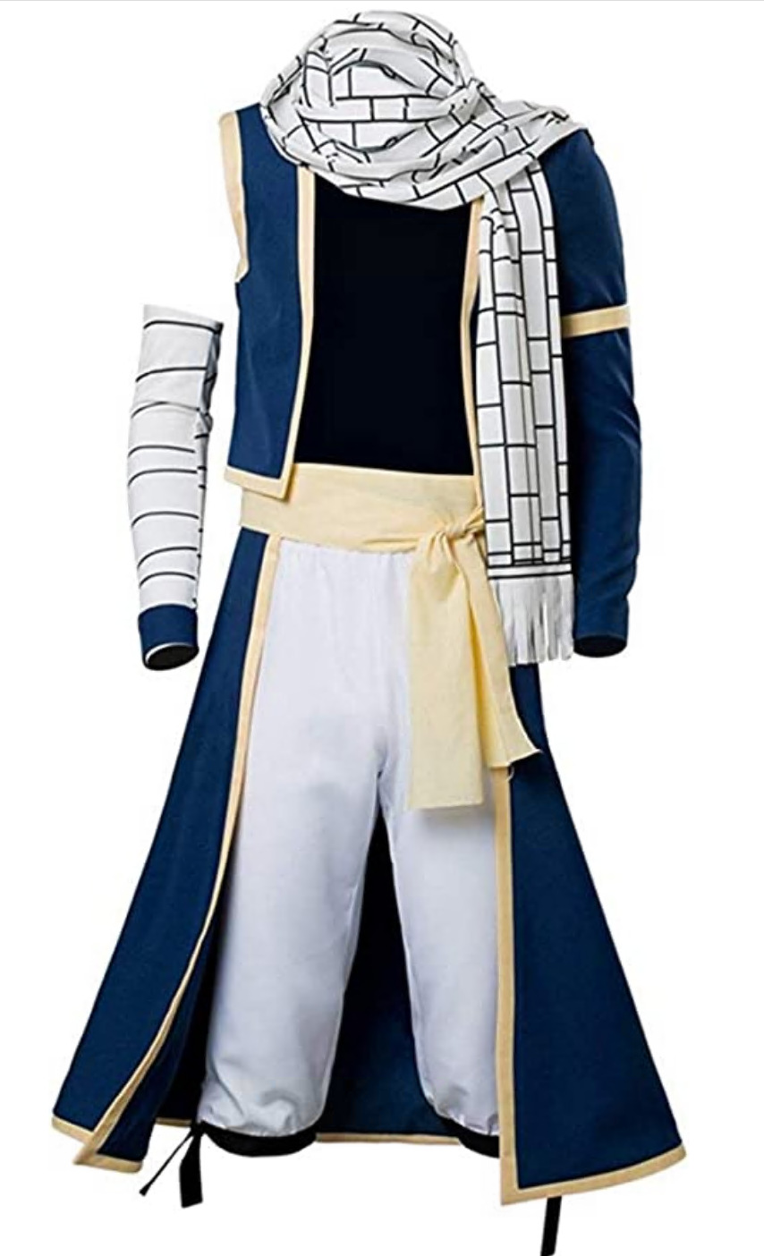 Natsu Dragneel Fairy Tail 3 Natsu Cosplay Costumes Full Sets