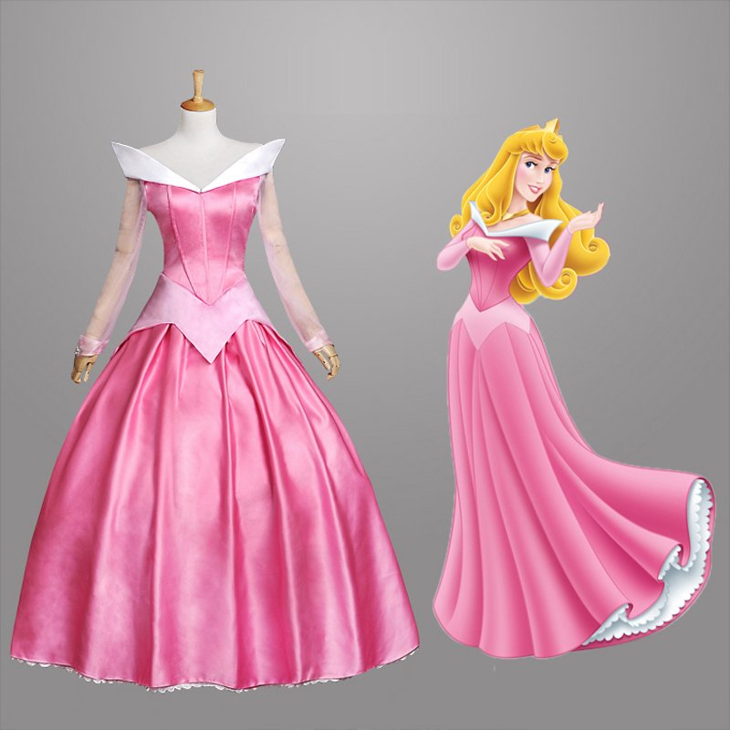 Sleeping Beauty Aurora Princess Dress Costume Cosplay Costume