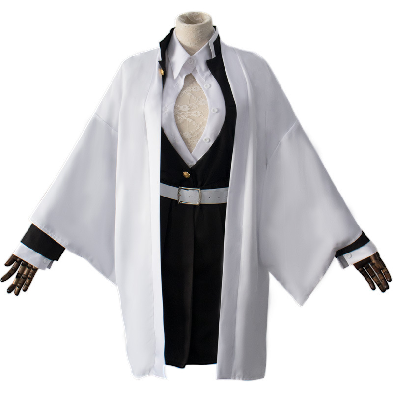 Anime Demon Slayer Cosplay Costume Children Adult Kimetsu No Yaiba Tsuyuri Kanao Kimono Haori Uniforms