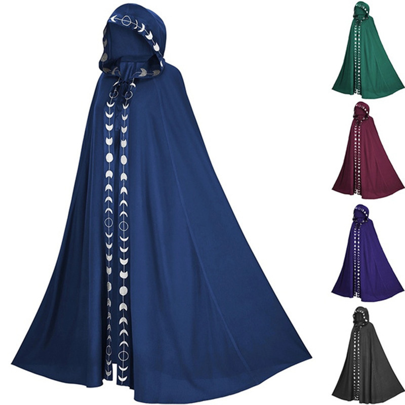 Halloween cloak cloak cosplay costume samurai wizard hooded cloak cloak performance costume