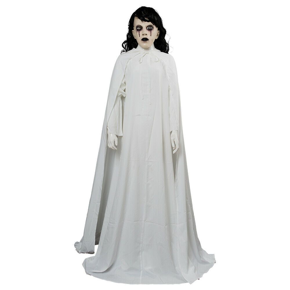 The Curse of La Llorona The Children Cosplay Costumes White Cape Suits