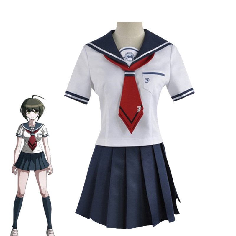 Naegi trapped cosplay new Danganronpa Naegi trapped jk uniform sailor suit