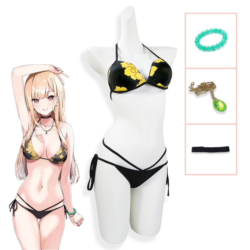 My Dress-Up Darling Marin Kitagawa Cosplay Costumes jk, maid, cowboy, wig, Swimsuits, Dresses Outfits