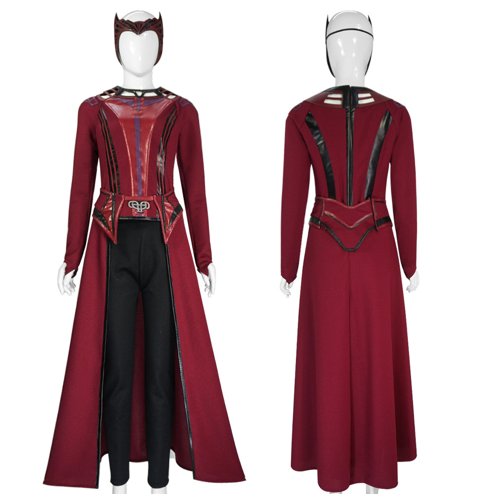 Doctor Strange Multiverse Scarlet Witch Wanda cosplay costume Scarlet Witch Wanda cosplay costume