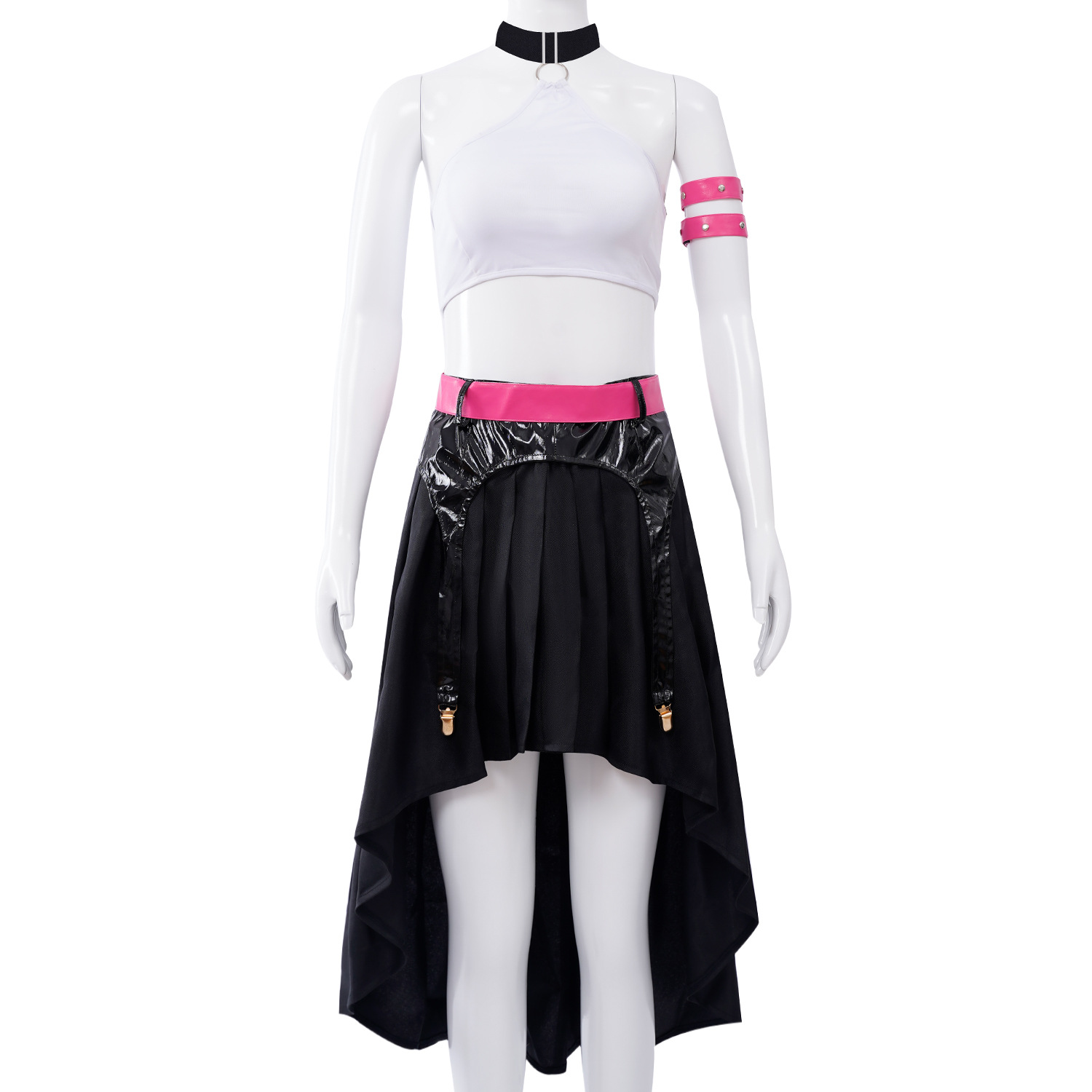 Anime One Piece Film Red Nami Cosplay Costumes Battle Uniform Role Play 6PCS Suits