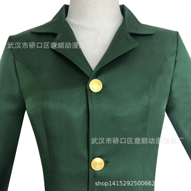 Animation JOJO's Bizarre Adventure Kakyoin Noriaki battle suit full set of cos clothing