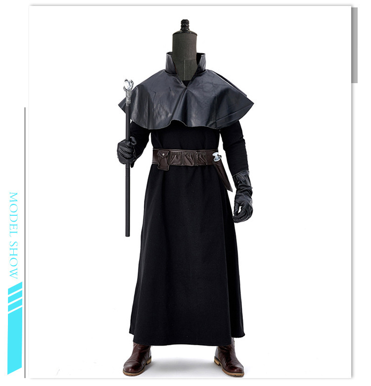 cosplay dark dungeon plague doctor beak cos costume