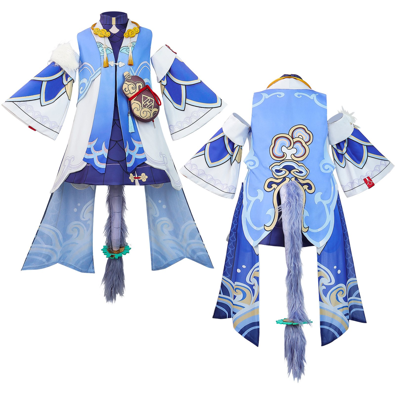 Honkai Impact 3 Star Dome Railway Bailu cos costume Bailu cosplay suit game costume