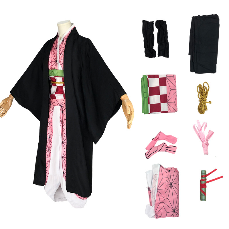 Children's Demon Slayer cosplay costumes children's Kanroji Kamado Nezuko Butterfly Ninja cos clothing