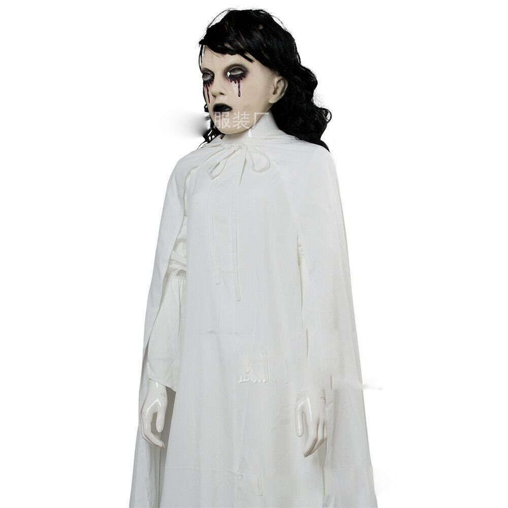 The Curse of La Llorona Children's Cosplay Costume Set Cape Coat Robe