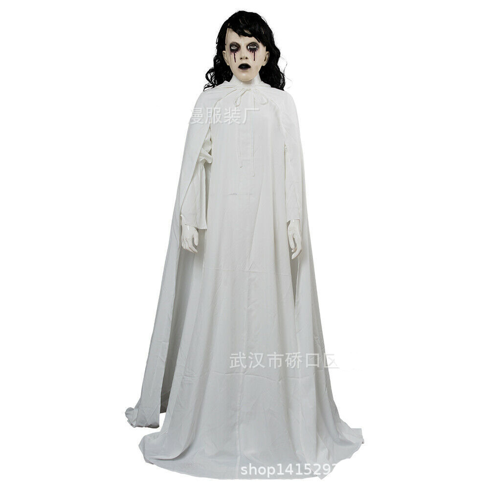 The Curse of La Llorona Children's Cosplay Costume Set Cape Coat Robe