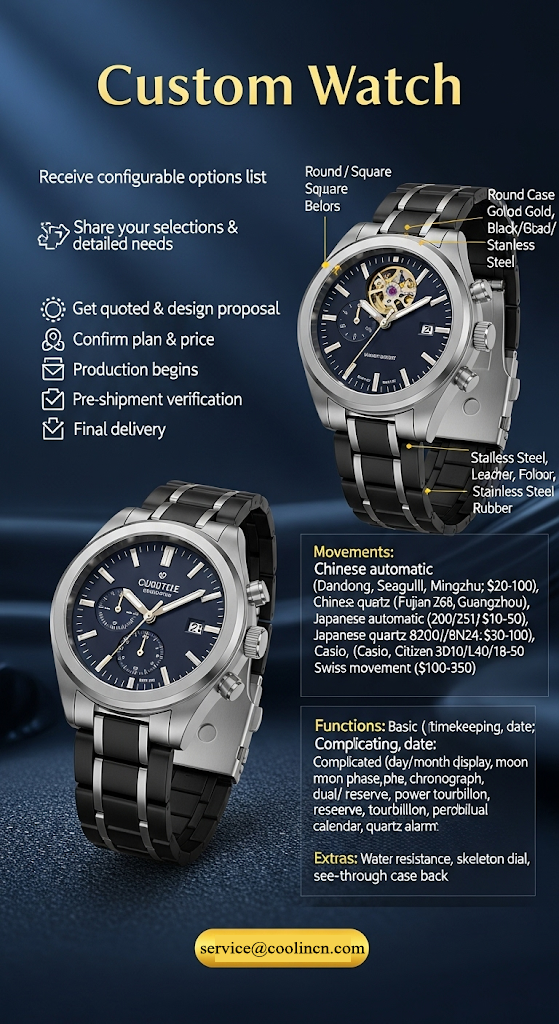 custom watches